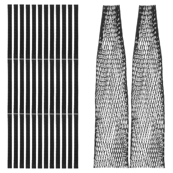 Mobutofu 200Pcs Black Mesh Floral Top Rose Protector Sleeve Breathable Plant Cover for Home Garden