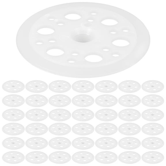 Mobutofu 200pcs Plastic Washers for Load Spreading with Insulation Support White for Rigid Foam Board