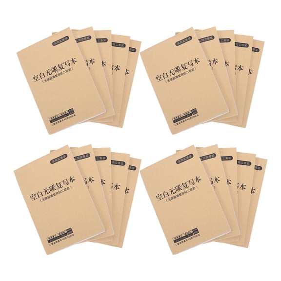 Mobutofu 20Pack Carbonless Receipt Notepad 2 Part Invoice Book with Thick Paper No Bleedthrough