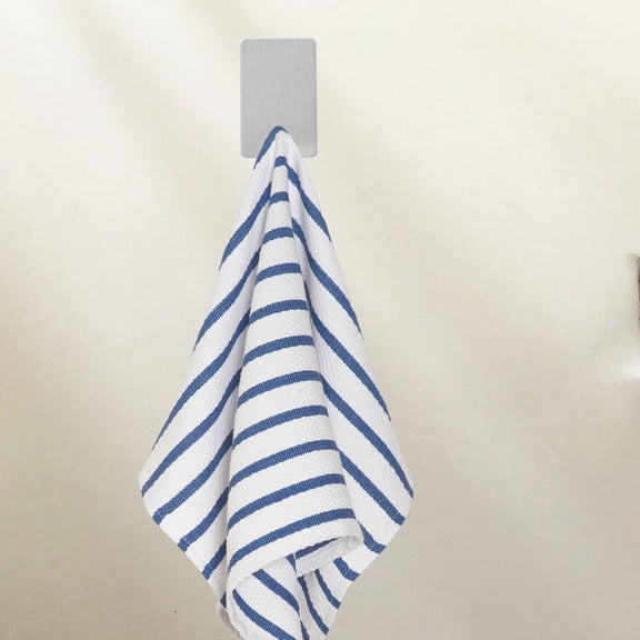 Mobutofu 20Pcs Adhesive Stainless Steel Bathroom Hook for Convenient Hanging