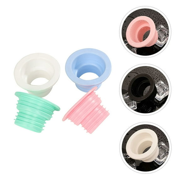 Mobutofu 20Pcs Assorted Color Tpr Silicone Sealing Rings for Dual Drain Pipe