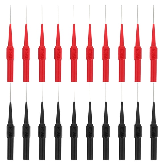 Mobutofu 20-Piece Multimeter Probe Needle Set Compatible with Automotive Electrical Testing Tools and Universal Use