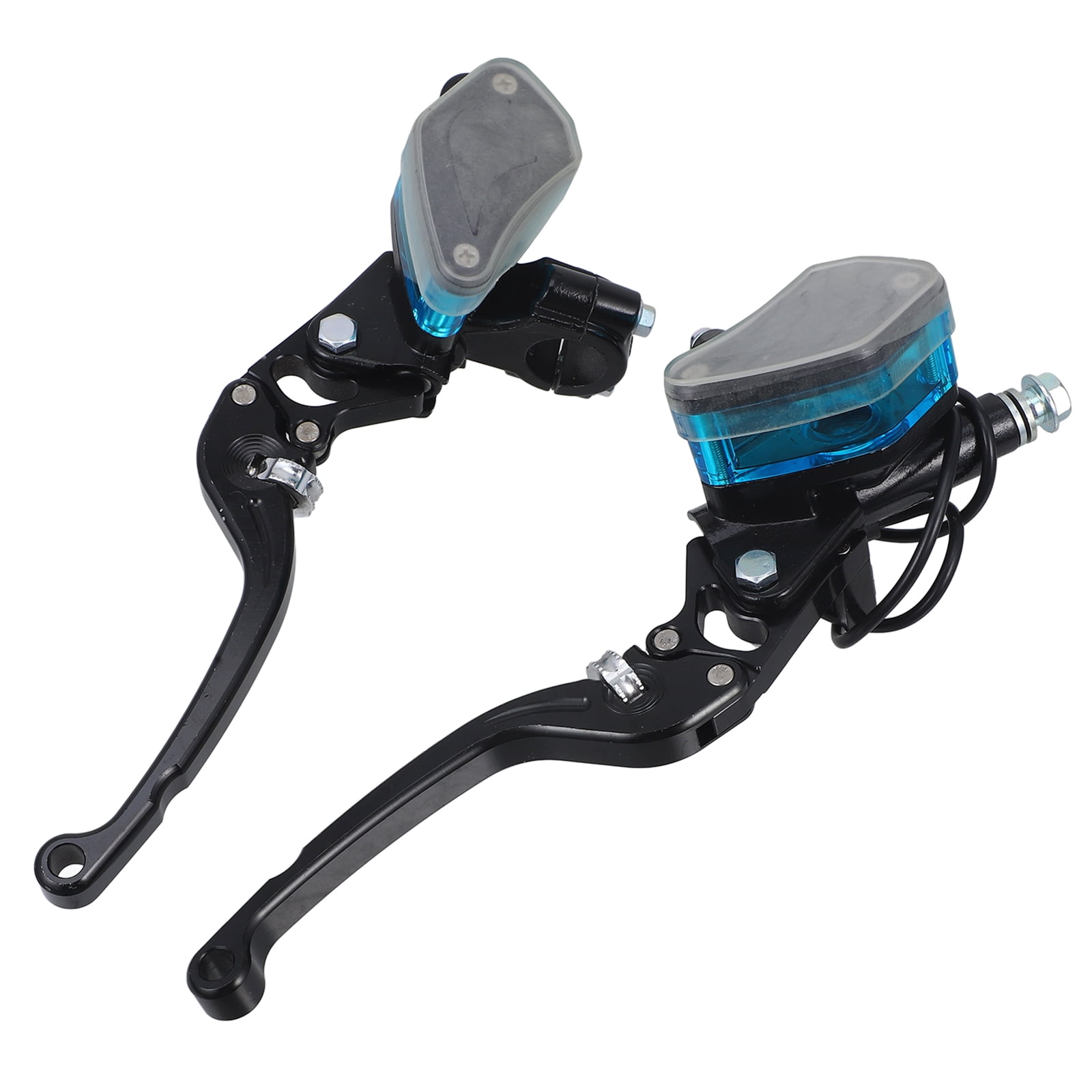 Mobutofu 25.50X10.50X10.00Cm 1 Pair Brake Lever Black Titanium Motorcycle Parts Hydraulic Clutch System