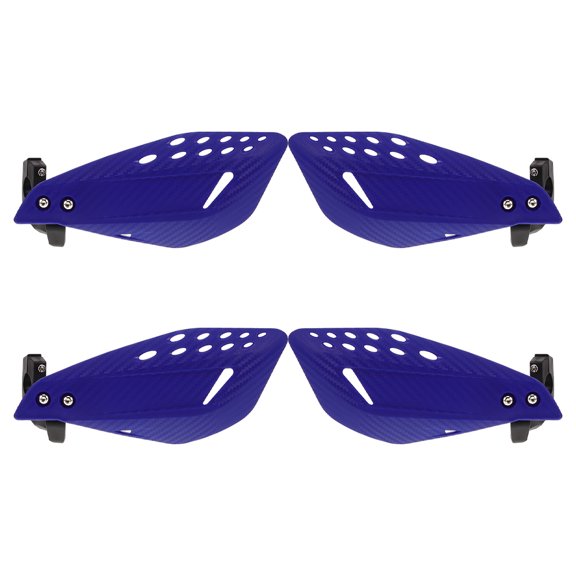 Mobutofu 2Pairs Blue Handguard Protector for Motorcycle Handlebars with Easy Mounting and Durable Offroad Compatibility