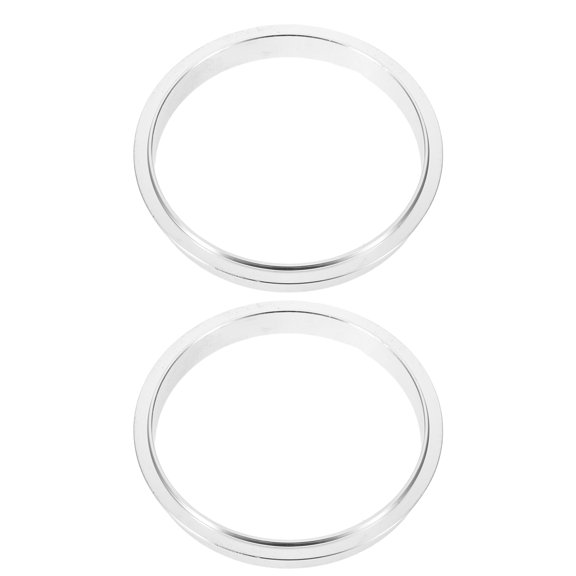 Mobutofu 2Pcs Aluminum Cup Sealing Ring for Machine Plated Silver Metal Part for Home Cafe and Restaurant Use