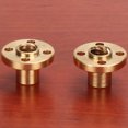 thumbnail image 1 of Mobutofu 2Pcs Brass Nut for Machine Tool Rails with Sturdy Design and Smooth .8X0.9X0.6in, 1 of 8