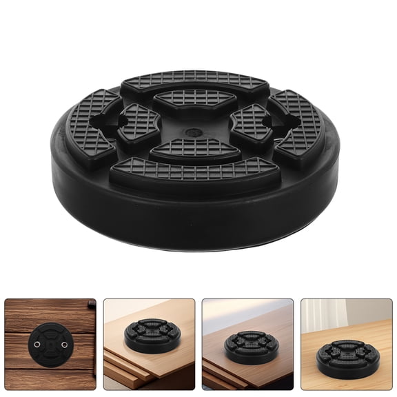 Mobutofu 2Pcs Car Jack Pad with Rubber Protective Block for Safe Lifting and Universal Compatibility