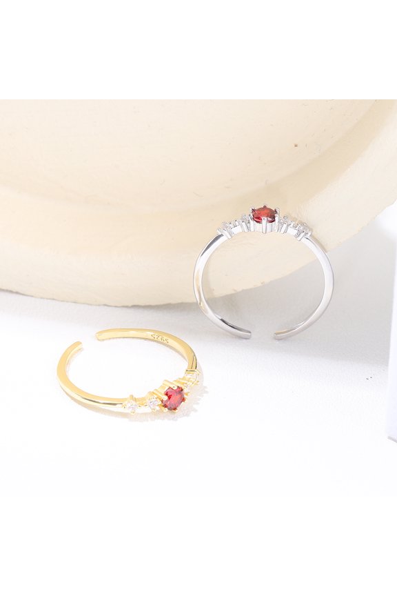 2-Pack Stylish Opening Finger Lightweight Comfortable Decorative Wedding Bands in Assorted Colors