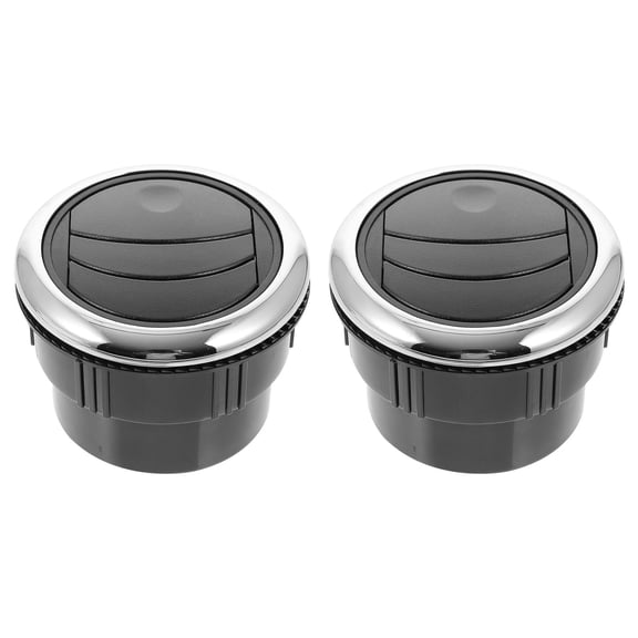 Mobutofu Set of 2 Durable ABS Round Air Outlet Vents for Bus and RV Air Conditioning Systems