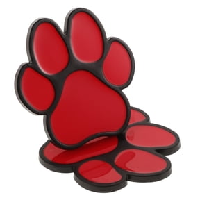 Mobutofu 3D Zinc Alloy Car Decal Stickers, 2 Pieces Motorcycle Emblem Badge for Auto Decoration