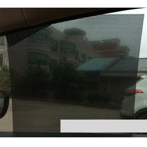 Mobutofu 2-Pack Electrostatic Car Window Sunshade Stickers, UV , 0.5 x 14.9 x 0.2 Inches, Heat Blocking Film