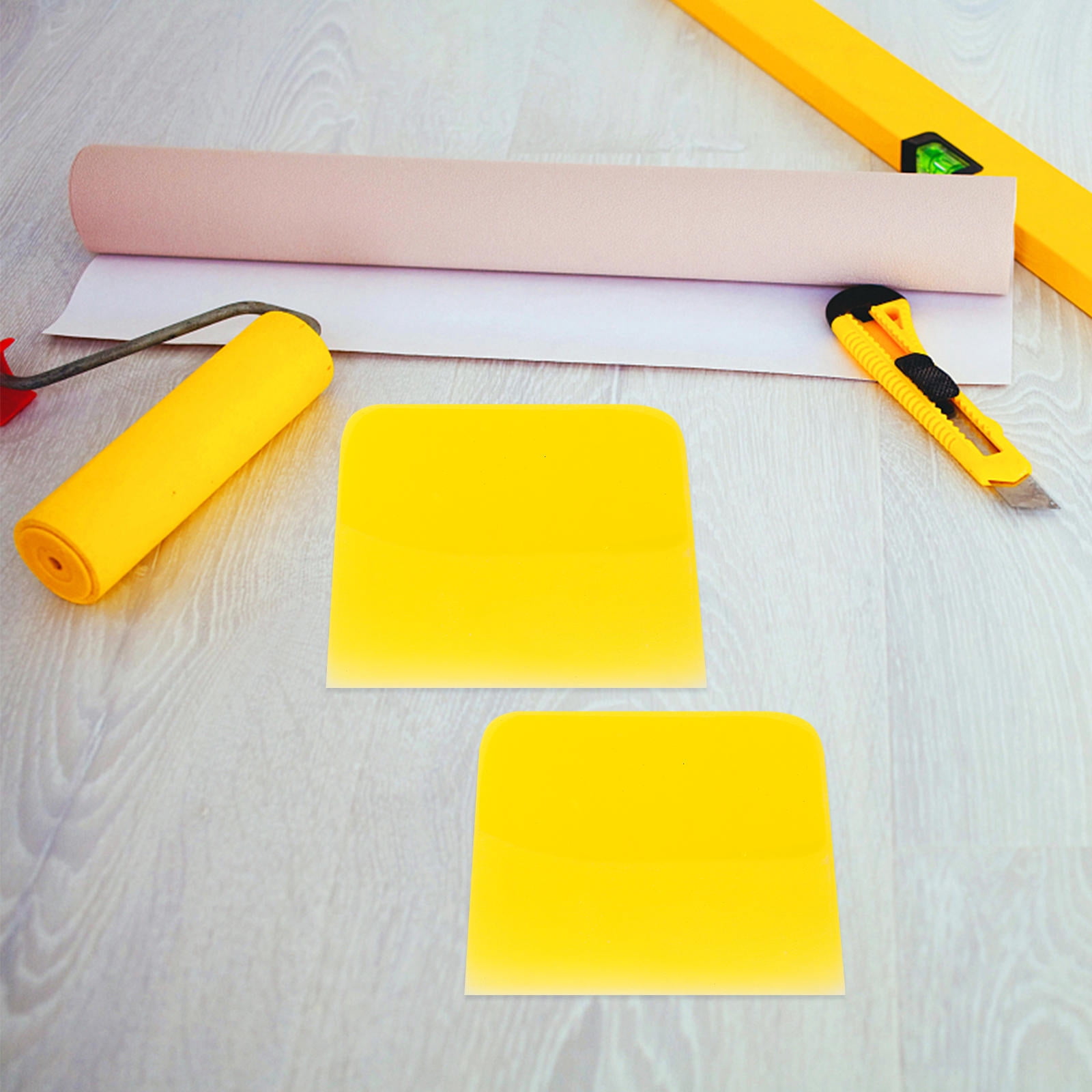 Mobutofu 2Pcs Random Color Rubber Scraper for Pottery Tool Kit and ...