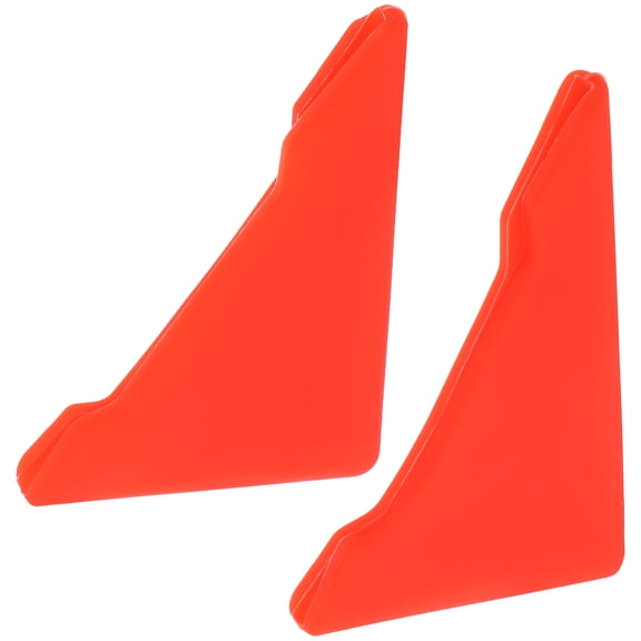 Mobutofu 2Pcs Red Silicone Car Door Edge Guards Protector for Vehicle Doors Easy Install Bumper Guard