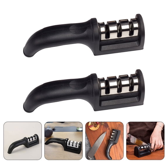 Mobutofu 2Pcs Sharpening Guide Tool Handheld Cutter Sharpener For Home Users And Kitchen Use