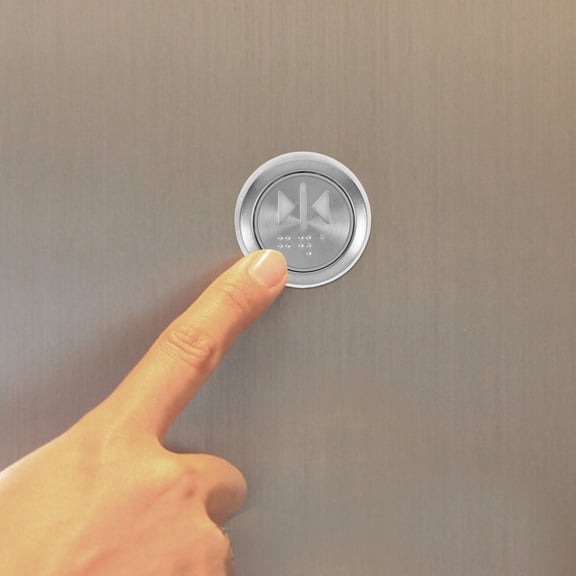 Mobutofu 2Pcs Elevator Alarm Button Replacement for Office and Residential Elevators
