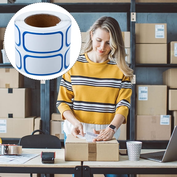 Mobutofu 2x1in Professional Expiration Date Labels 6 Rolls Adhesive Material for Kitchen Use