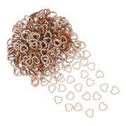 Mobutofu Heart-Shaped Wooden Decorations Beige Rustic DIY Crafts Wedding Table Scatters
