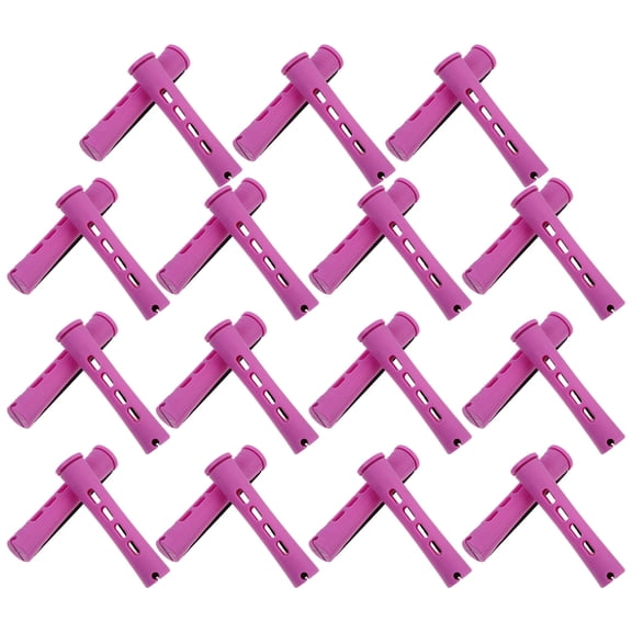 Mobutofu 30Pcs Plastic Hair Rollers Designed for Tight Hold Natural Curling Without Hair Damage