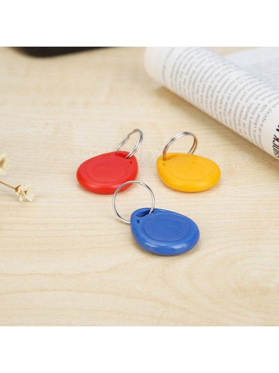 Id Card Key Fobs Assorted Colors for Entry Access and Attendance, 3Pcs