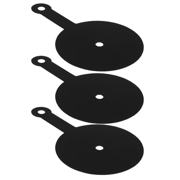 Mobutofu 3Pcs Billiards Practice Device Black Training Stickers for Pool Table to Improve Accuracy and Skill