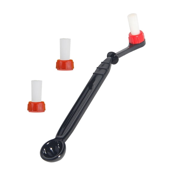 Mobutofu 3-Piece Coffee Maker Cleaning Brush Set with Nylon Bristles and Comfortable Ergonomic Handles for Easy Maintenance