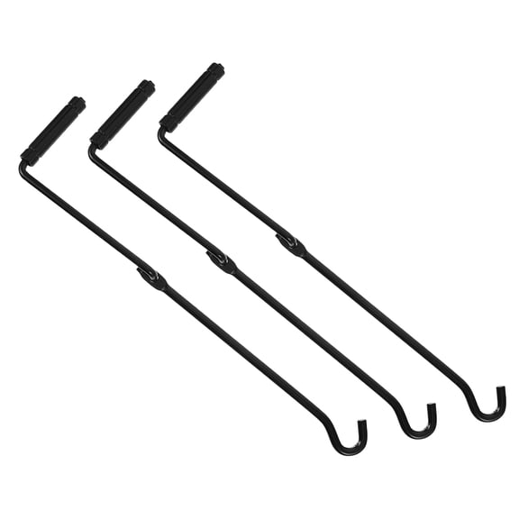 Mobutofu 3Pcs Versatile Black Metal Jack Handle Replacement Crank for Scissor Jack and Trailer Use