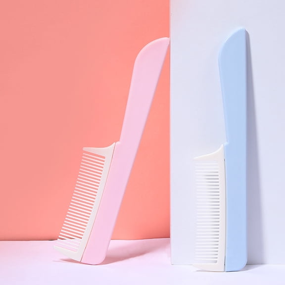 Mobutofu 3-Pack Wide Tooth Hair Combs Plastic Styling Tools for Curly, Wavy, and Straight Hair Care