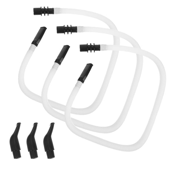 Mobutofu 3Set Flexible Melodica Mouthpiece Tube Replacement Plastic Pianica Accessory for Musical Instruments