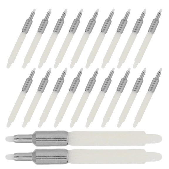 Mobutofu 40Pcs Refillable Marker Pen Nibs Yellow for Painting Detailed Artwork and Craft Repairs