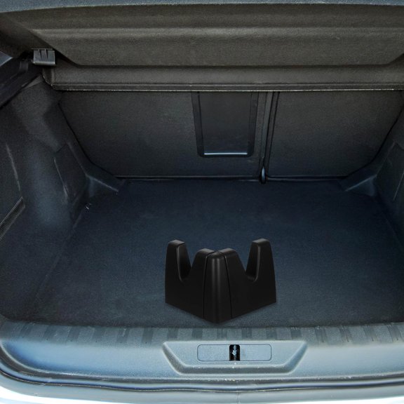 Mobutofu 4Pcs Black Cargo Organizer Block for Auto Trunk with Hook Integration and Easy Repositioning Feature