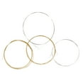 thumbnail image 1 of Mobutofu 4Pcs Durable Mandolin Strings Kit for Music Playing Silver Color 0.1X33In, 1 of 8