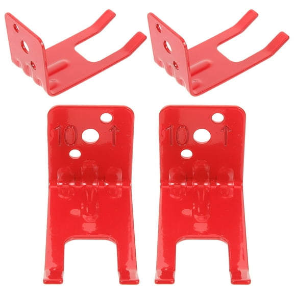 Mobutofu 4Pcs Fire Extinguisher Wall Hook Fork Slot Iron for General Users