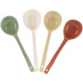 thumbnail image 1 of Mobutofu 4Pcs Heat-Resistant Ceramic Soup Spoons for Multi-Function Use, 1 of 8