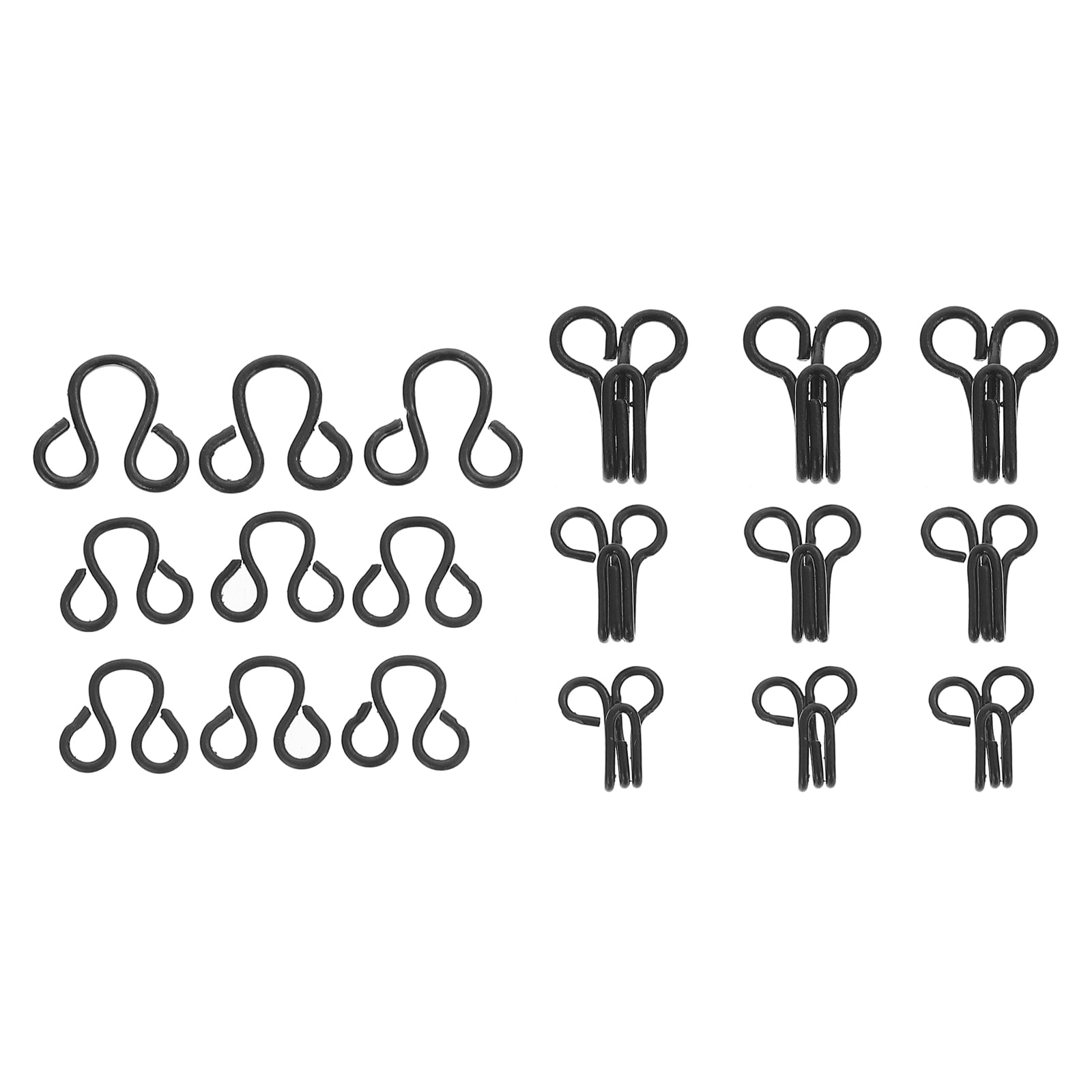 Mobutofu 50Pcs Sewing Pattern Hook for Clothes Fixing and Closure Black ...