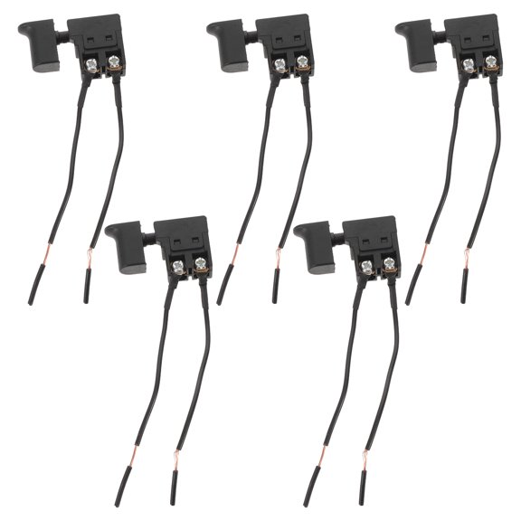 Mobutofu 5Pcs Electric Tool Power Switch Plastic Trigger Replacement for Hammer Drill Welder