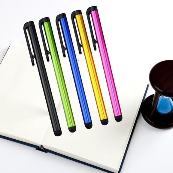 Mobutofu 5Pcs Stylus Pens for Mobile Phones Cylindrical Shape 10.4in