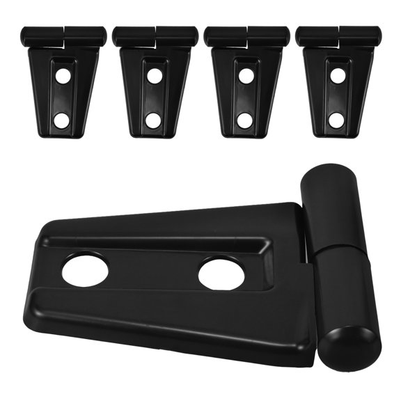 Mobutofu Hood Hinge Cover Protective Trim Black ABS for Car Replacement 5Pcs