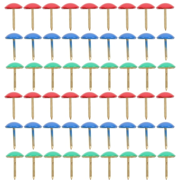 Mobutofu Upholstery Tacks Decorative Blue 60Pcs 0.6x0.4in