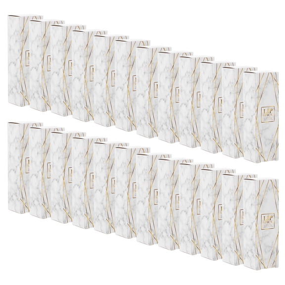 Mobutofu 60Pcs Paper Lipstick Packing Boxes White Sturdy Containers for Travel Use
