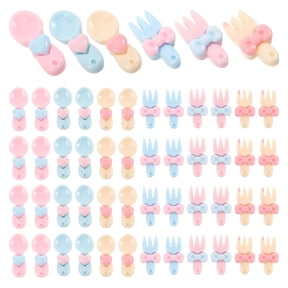 Mobutofu 60Pcs Phone Case Charm Kit Durable Mobile Phone Decorations with Assorted Color DIY Accessories