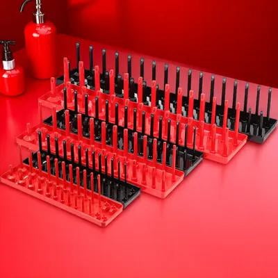 Mobutofu 6Pcs Socket Holder Set with High Stability for Organized Toolboxes and Workspaces