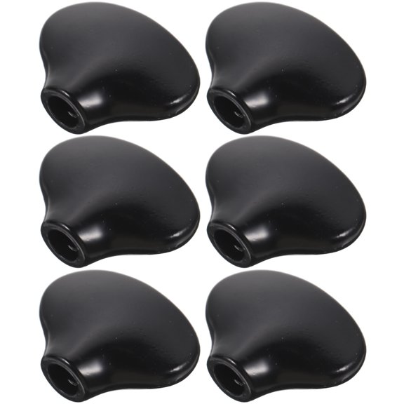 Mobutofu 6Set Black Metal Guitar ng Tuning Pegs Zinc Alloy Guitar Tuner Knobs Replacement