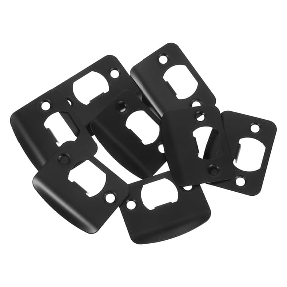 Mobutofu Black Stainless Steel Door Security Plates with Screws, Deadbolt Covers for Interior & Exterior Door
