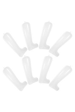 Portable Inflatable Boot Trees in White PVC for Efficient Boot Storage and Closet Organization