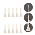 thumbnail image 1 of Mobutofu 9.45X0.7Inch Farm House Decorations Wooden Beads Pendants For Home And Porch 10Pcs, 1 of 8