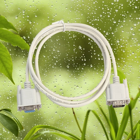 Mobutofu 9 Serial Extension Cable, Male to Female Straight-Through Cord, White, 1.5 m for PC Computer Devices
