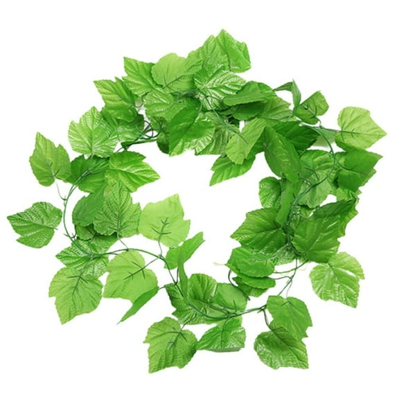 Mobutofu Artificial Grape Vine Simulation Green Plants 12Pcs Pack for Lifelike Decorative Vines