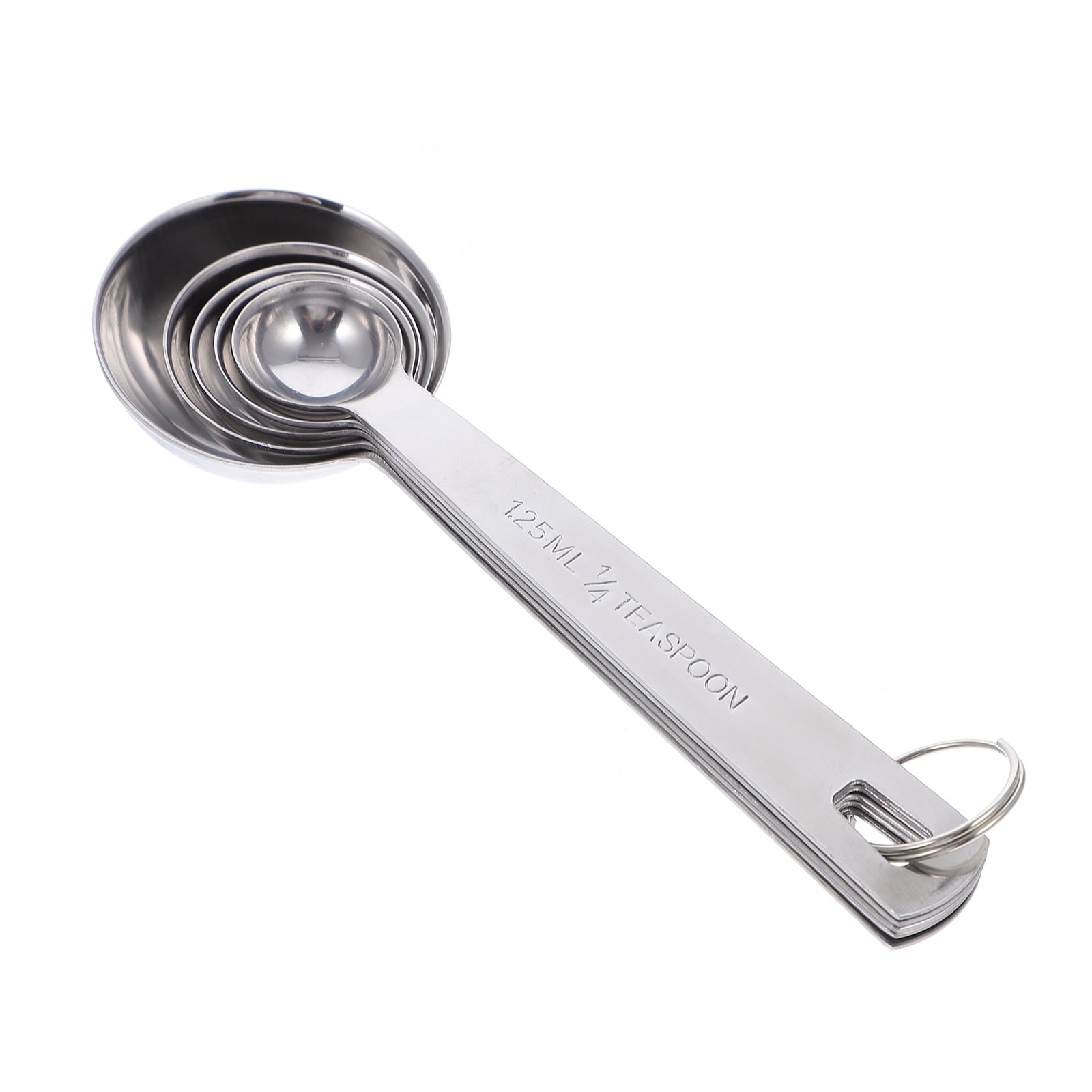 Mobutofu 5Pcs Stainless Baking Spoons Kit with Scale Units for Easy ...