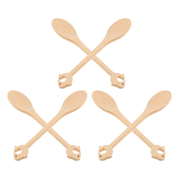Mobutofu 6-Piece Small Spoon Set for Condiments, Ice Cream, and Home Serving - Cutlery for Everyday Use