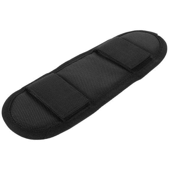 Mobutofu Black Nylon Shoulder Strap Cushion Pad for Backpack with Thick Padding to Relieve Shoulder Pain and Reduce Strain